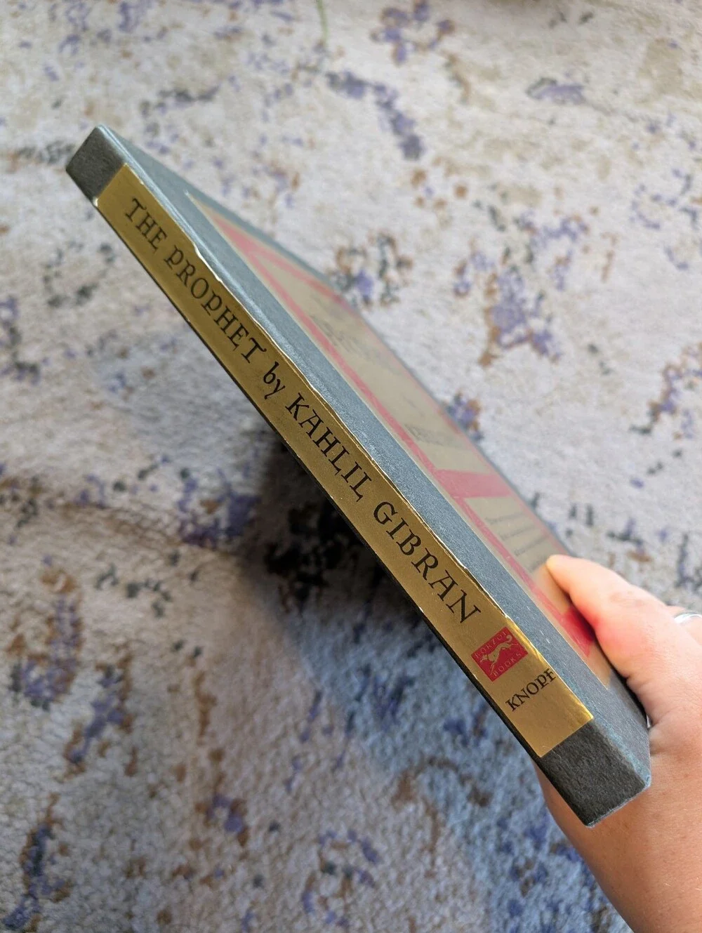 The Prophet Kahlil Gibran Vintage Book 1971 Hardcover Slipcover